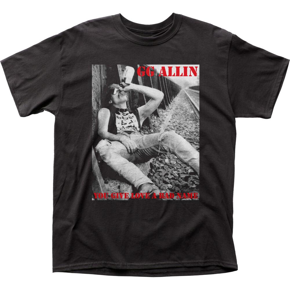 G.G. Allin You Give Love A Bad Name T-Shirt S M L S