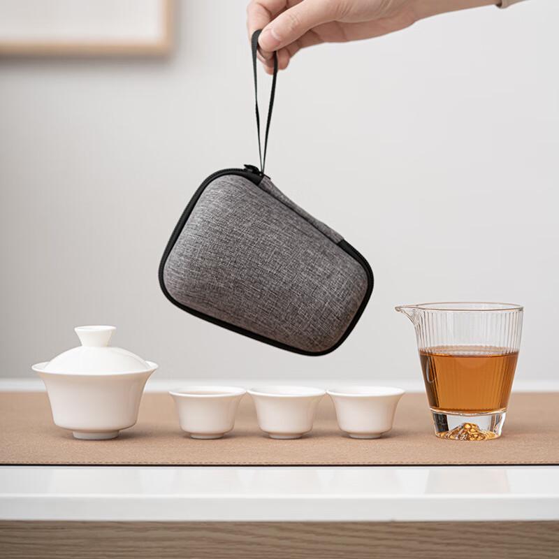 Zhinianhua Portable Ceramic Travel Tea Set
