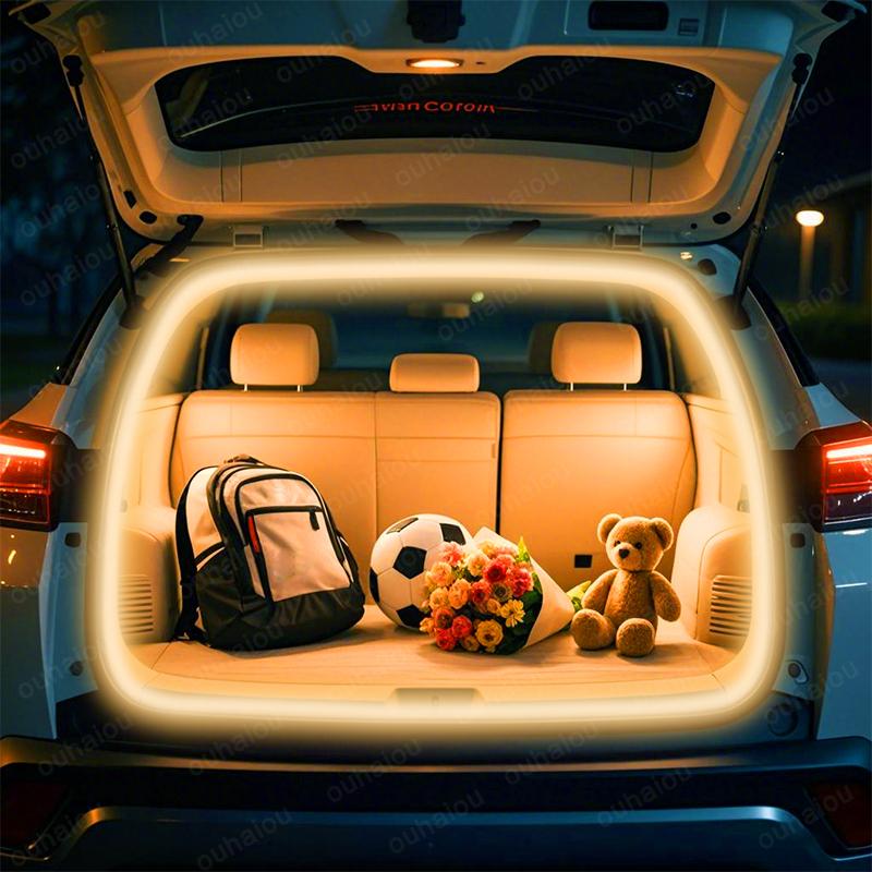 For Toyota series Corolla Yaris Cross trunk light Atmosphere lights modification light Rear Trunk LED Light Bar White warm white