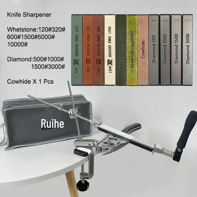 Ruihe Rehoo 360° Otočný Kovový Držák Jigu pro Broušení Nožů s Pevným Úhlem RH006