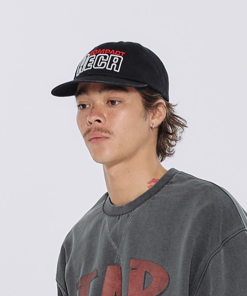 AECA Compact Aeca Flat Brim Cap-Black