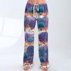 Women's Casual Fashion Christmas Printed Trousers Plush Casual Pants