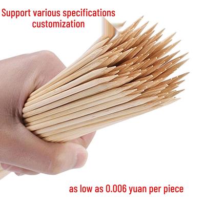 Disposable Bamboo Skewers for Barbecue, Chuan Chuan Xiang, Mala Tang, Hot Dogs, Kanto Cooking, and Grilling
