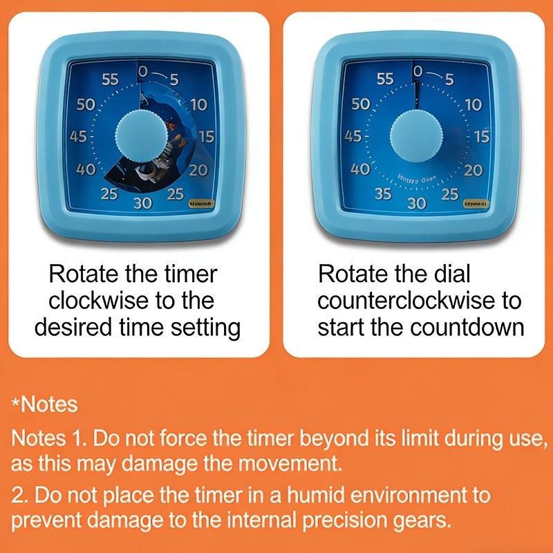 Macaron-Colored Visual Timer | Student Study/Kitchen Timing Artifact "Visual Rainbow Time Bar", Adults' Work Can Intuitively Sense Remaining Time