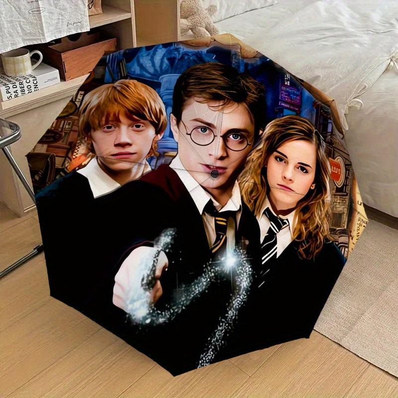 1pc Harry Potter, Hogwarts Themed High-quality Umbrella,Automatic Opening and Closing Umbrella,Multi-functional Umbrella G0811068
