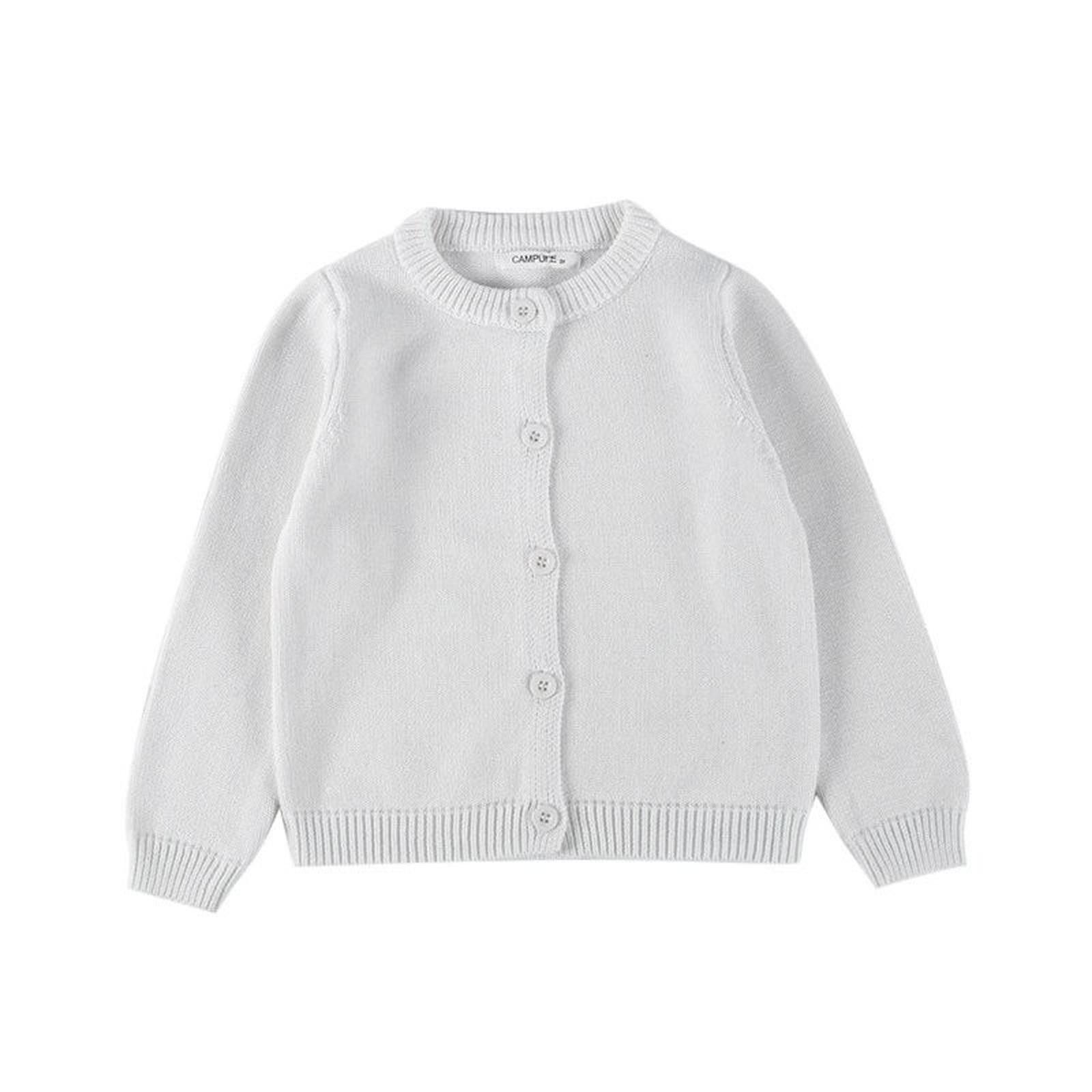 

Стильный повседневный кардиган для девочек 140 белый