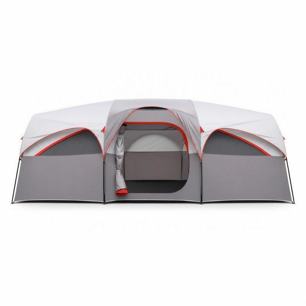 Two-Room Tent Foldable with Storage Bag Sturdy for Family