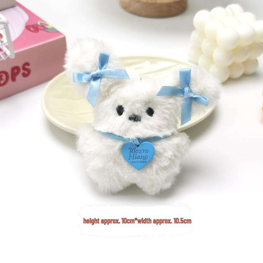 Flying Rabbit Plush Pendant: Cute Bow & Sunglasses Keychain - Perfect Small Gift or Souvenir