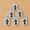 10pcs 24*11mm Crystal Rhinestone Cross Charms Pendants for Necklace Earrings DIY Handmade Jewelry Making Accessories