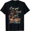 I've Got Friends In Low Places Funny Dachshund Wiener Dog T-Shirt