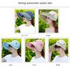 Straw Dual-purpose Empty Top Hat Wide Brim Beach Face Shade Hat New Women's Sun Hat  Women