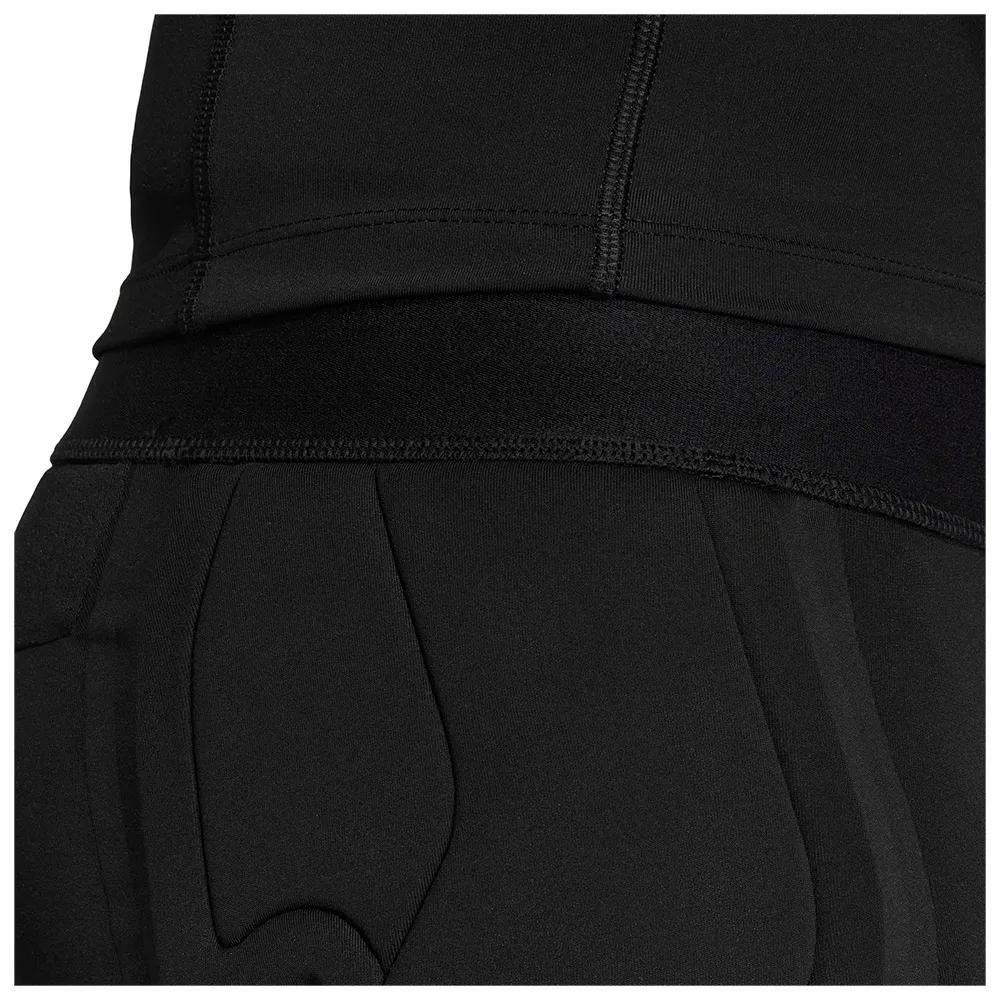 adidas Padded Goalkeeper Baselayer Leggings Compression Fabric Black