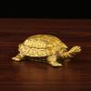 Brass - Small Money Pair Thousand-Year Fu Lu Shou Three-Generation Turtle Ornaments W