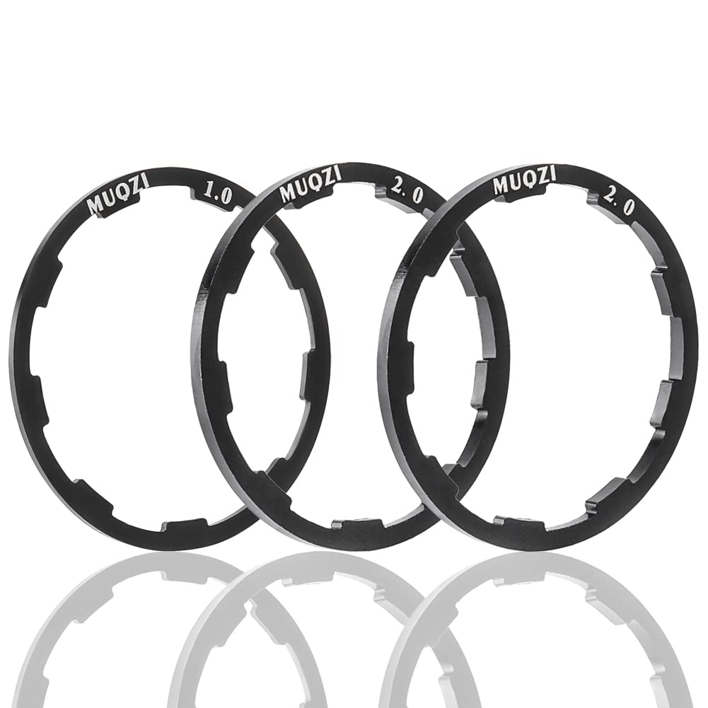 

Kigauru Set of Aluminum Alloy Bike Sprocket 1mm 2mm Lightweight Bike Flywheel Hub Tower Base Bracket Axle Washers 3-Piece Spacers, Spacers, / / 2mm,