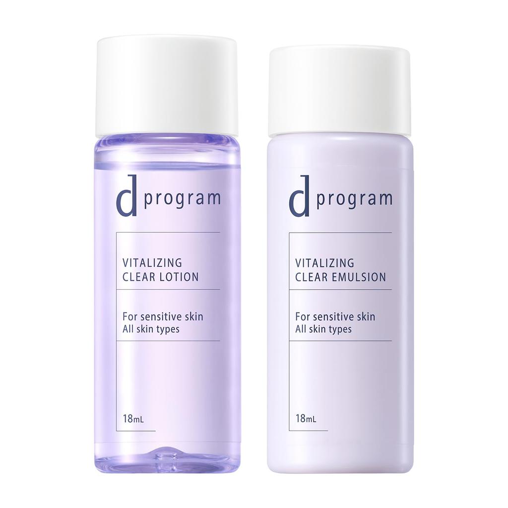 D Program Vitalizing Clear Set EX Lotion 18ml Emulsion 18ml & + (Quasi-drug)