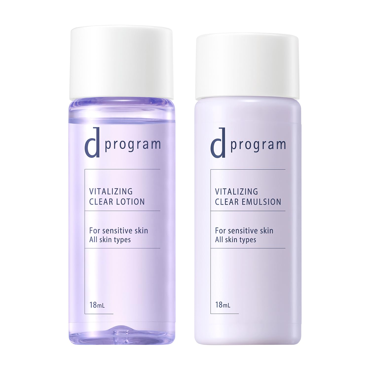 

d Program Vitalizing Clear Set EX Lotion 18ml Emulsion 18ml & + (Quasi-drug)