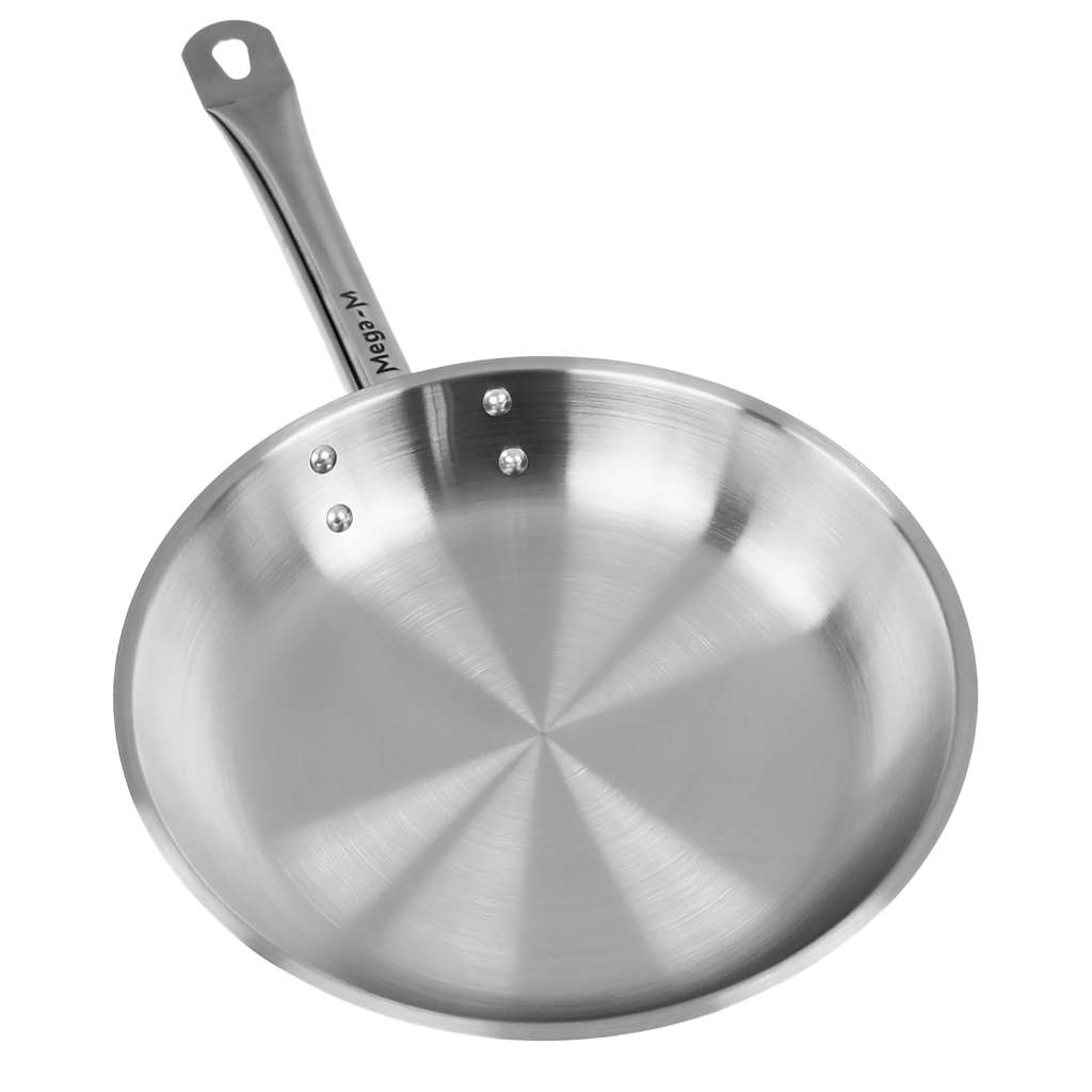 Mega-M Stainless Steel Frying Pan, Diameter 22 Cm N