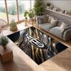 Juventus FC bedruckter Flanell-Teppich rutschfest weicher Polyester-Bodenbelag Indoor-Dekormatte für Schlafzimmer Wohnzimmer Sofa