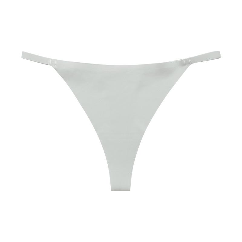 Sexy sports fitness T-shaped underwear women's low waist pure cotton crotch breathable European and American underwear pure cotton crotch t-word pants