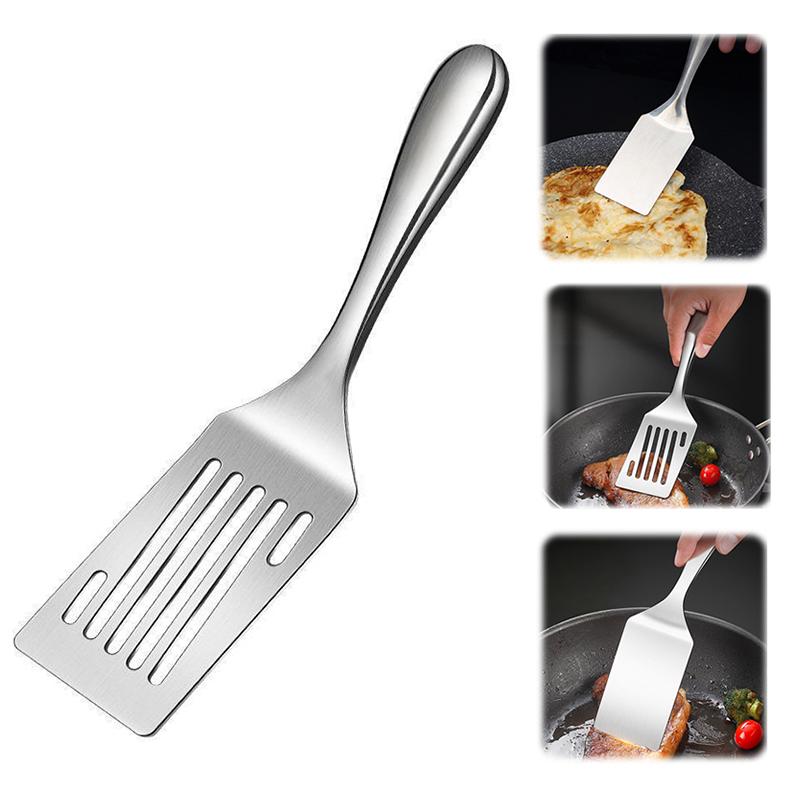 Stainless Steel Steak Frying Spatula For Multipurpose Cooking And Shoveling Durable And Easy To Clean