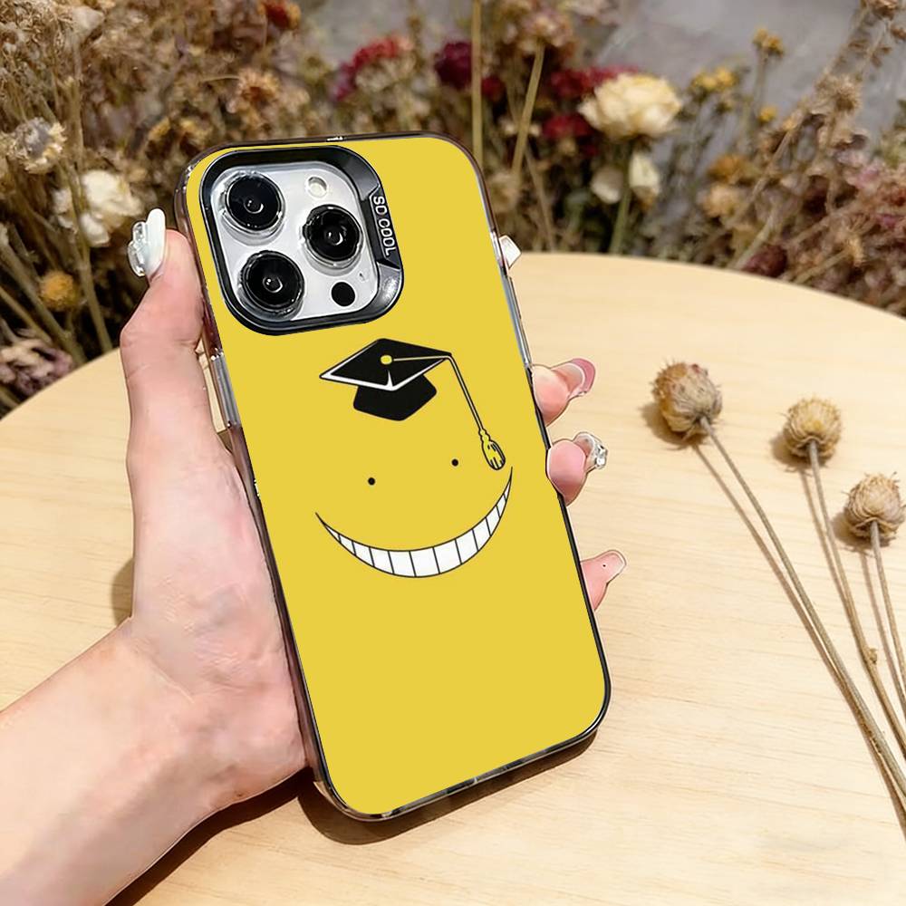 

Koro-sensei Phone Case For iPhone 17,16,15,14,13,12,11 Plus,Pro Max,XS,Colorful Silver Black Cover iPhone12ProMax