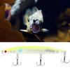 HENG JIA Mini size Fish Shape Lure Bait with Hooks Fishing Tackle Tools