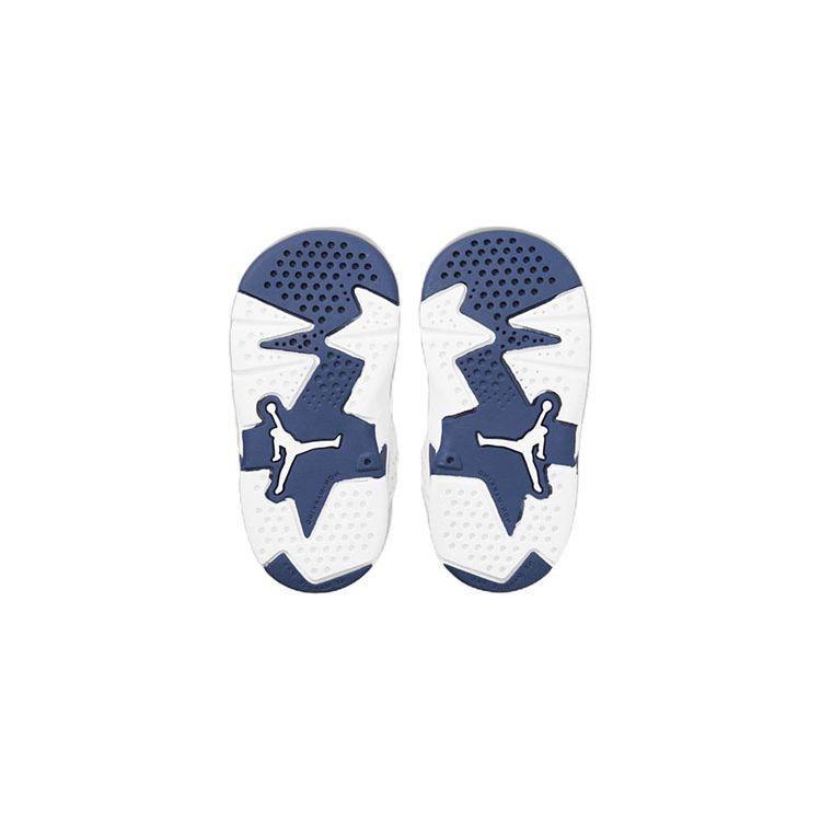 Air Jordan 6 Retro TD Midnight Navy 2022 Baby Sneakers White 384667-141