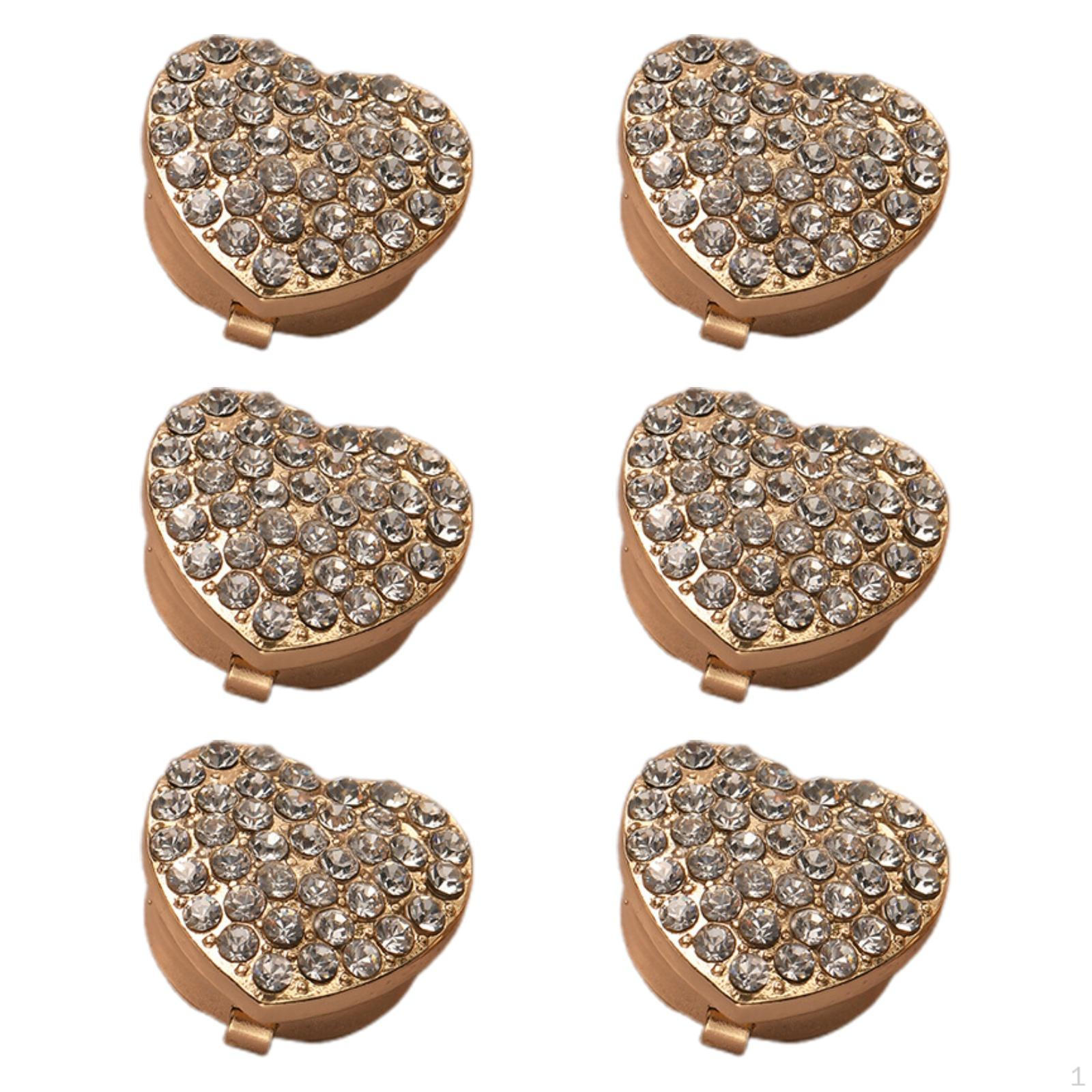 

6 шт. запонок для женщин ювелирные изделия подарок модные запонки пуговицы свадебный костюм формальный золотой