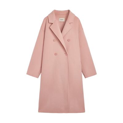 Women's Autumn and Winter New Korean Loose Mid-length Woolen Jacket