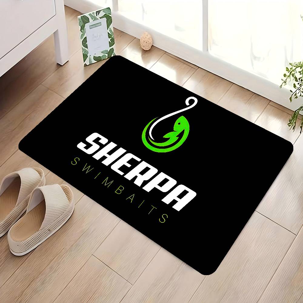 Nash F-Fishing Logo Kamer Matten Antislip Absorberen Water Lange Strook Kussen Slaapkamer Mat Huishoudelijke Tapijten 40x60 cm