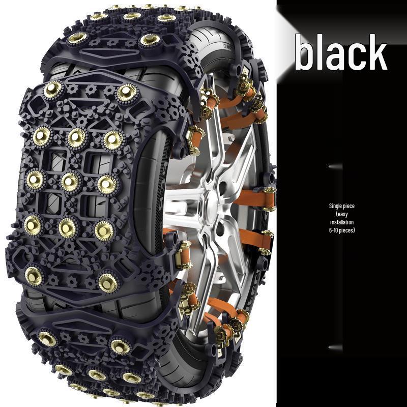 Universal Car Emergency Anti-Skid Tire Chains for Sedans and SUVs - Snow Track Safety