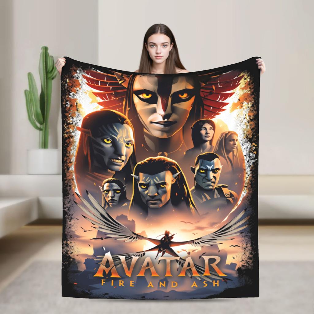 Avatar Fire and Ash Blanket Quality Warm Soft  Throw Blanket Winter Boy Girl Outdoor Fashion Bedspread