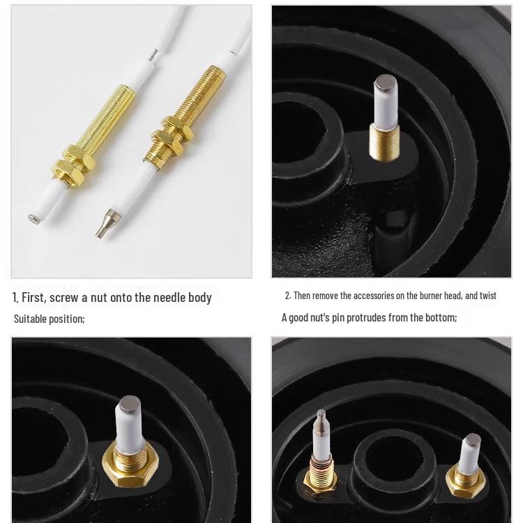 Universal Gas Stove Ignition Pin with Wire - Copper Pin for Repair