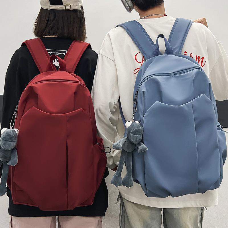 New Elementary School Bag Girls Junior High School Boys Splicing Backpack
