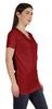 Inkmeso Long Length Notch Neck Top For Women Basic Cotton Tee Shirt w  Pocket Patch Legging