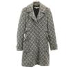 SEE BY CHLOE Overall Handle Tweed Chester Coat 38 White Women Used