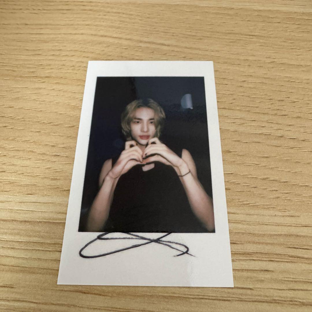 

[USED] straykids rakustar hyunjin withfans polaroid trading card