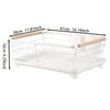 Space-saving Sink Dish Storage Basket Double-layer Plate Rack Kitchen Dish Drainer  Home