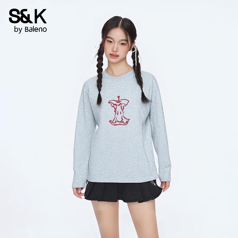 Baleno Women s S&K 200G Pure Cotton Long-Sleeve T-Shirt L