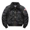 Herren Winter Fliegerjacke - Dicker Samt, Retro Revers, Taktischer Baseball Stil