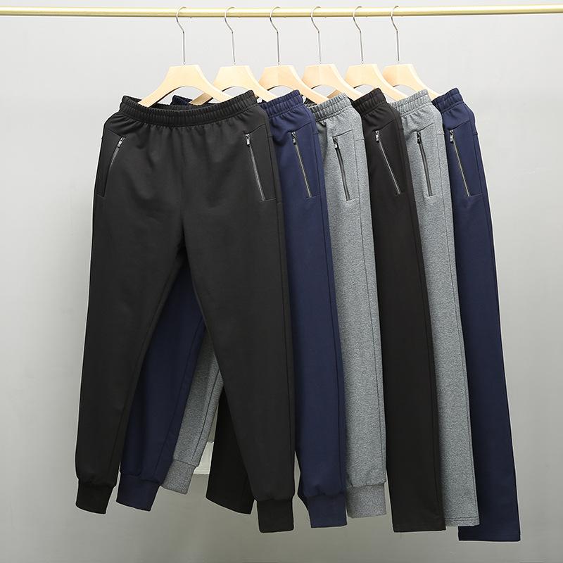 Men's Spring and Fall Thickened Pants Plus Size Sweatpants Harlan Pants Loose Drawstring Pants