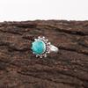 Magnesite Turquoise Gemstone Jewelry, 925 Solid Sterling Silver Ring, Handmade Silver Ring For Wedding Gift