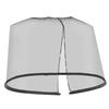 Outdoor Garden Umbrella Table Screen, 2.3 M Parasol Bug Mosquito Net Cover with Zipped Door