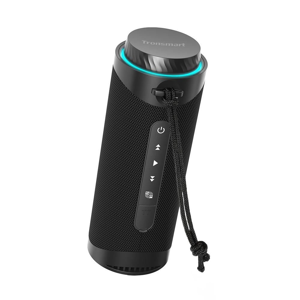 Tronsmart T7 Bluetooth Speaker, 30W SoundPulse Audio, IPX7 Waterproof, 12H Playtime, LED Lights, TWS Pairing, App EQ Control, for Outdoor Pool Party