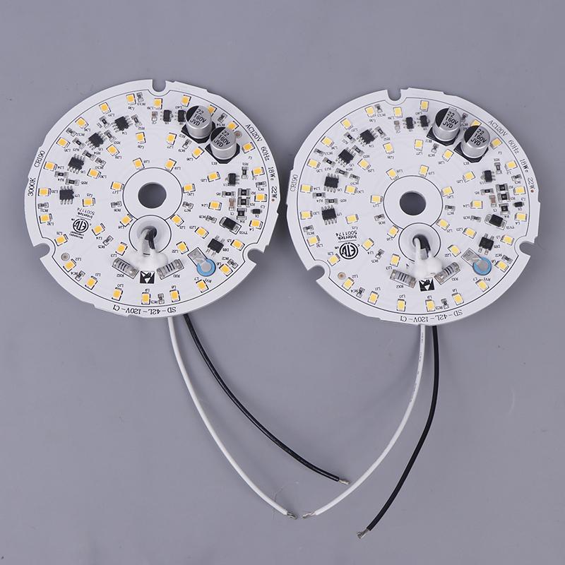 LED Stropní Ventilátor Světelný Kit 3000K/4000K/6000K Stmívatelné Kulaté LED Světelné Těleso Stropní Přisazené Světlo Náhradní Panel