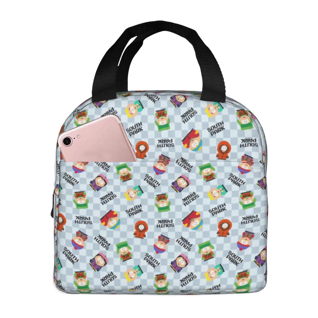 Custom Southes Anime Erics Insulated Lunch Tote Bag for Women Men Cartoon Portable Cooler Thermal Food Lunch Box School