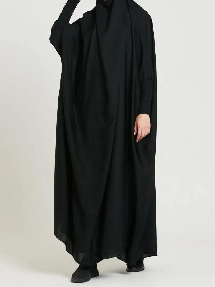 Designer Vintage Solid Loose Long Sleeve Dress Women Elegant Casual Natural Ruffle One Piece Dresses Female National Wind Hooded Blouse Clothing