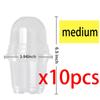 10/5x Seed Plant Nursery Pots Elegant Plastic Easy Use Plant Contai Mini Flowerpot Inside Succulents Gardening Supplies Planters