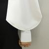 Blouses Tops Women White Black Long Lantern Sleeve Office Lady Temperament Basic All-match Design Chic Female New