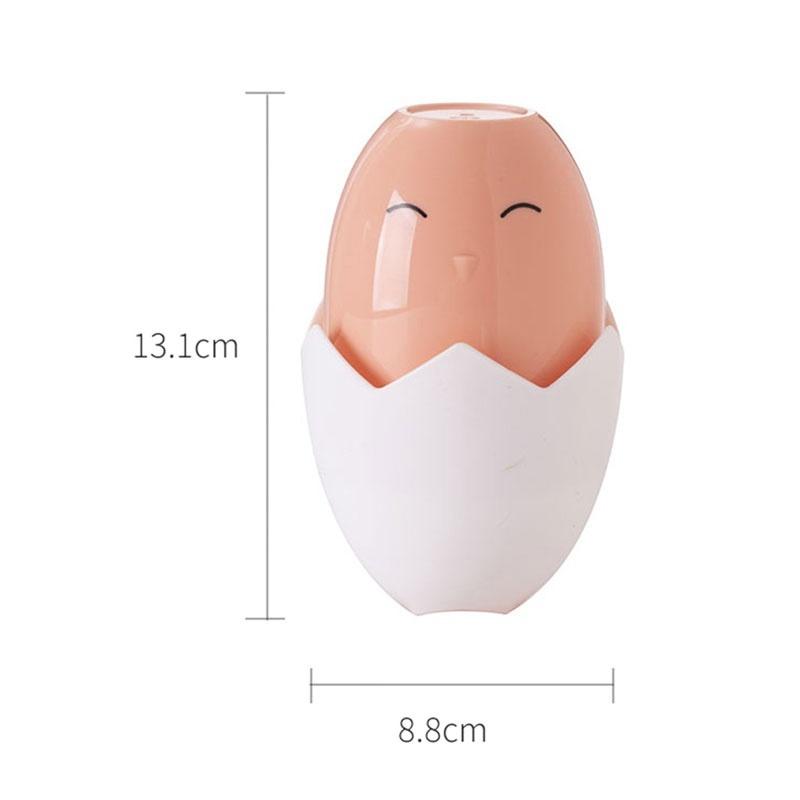 Cartoon Cute Chick Toothbrush Holder Family Toothbrush Organizer Wall Suction Cup Bathroom Set Accessories